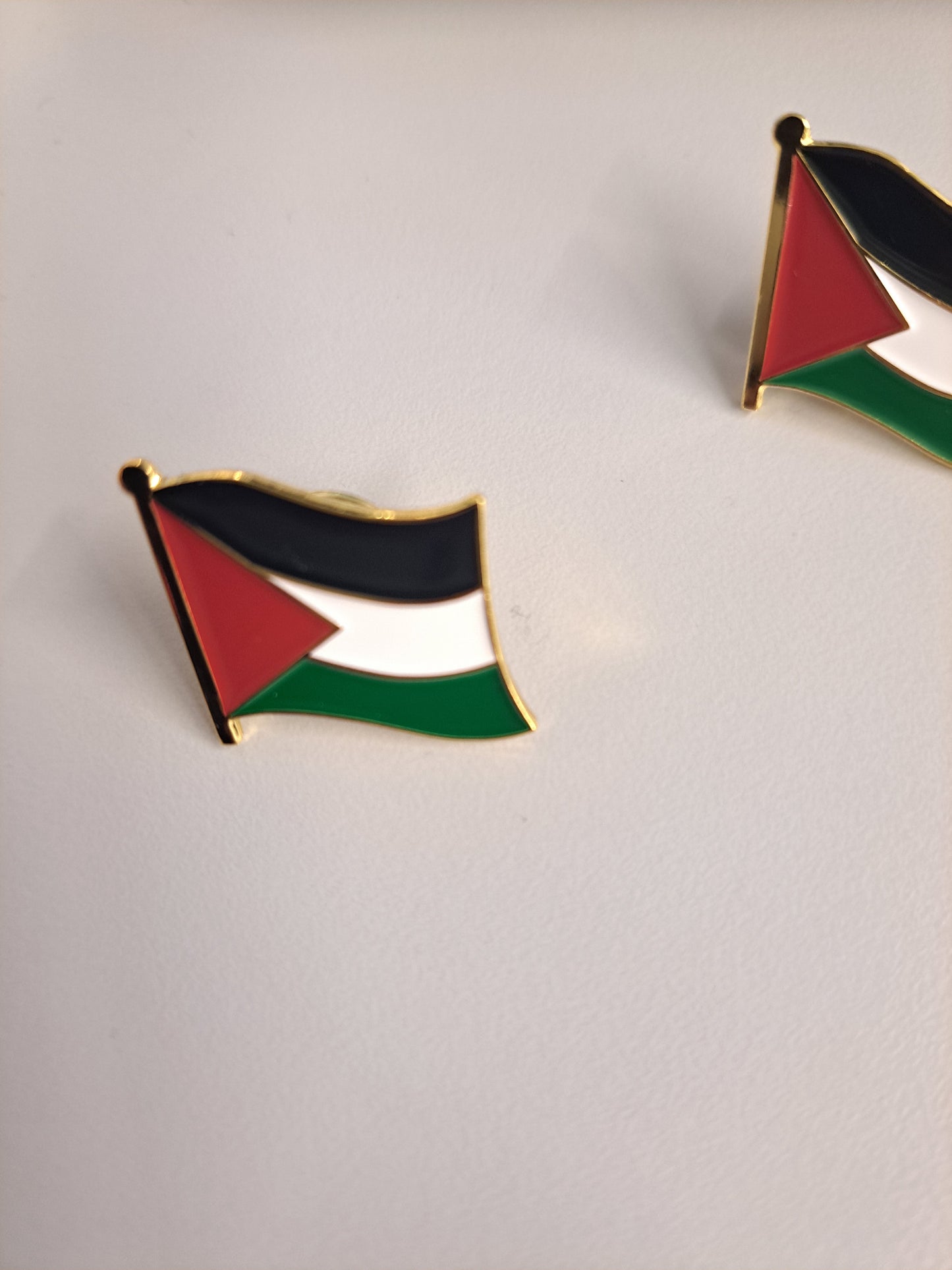 Palestine flag pins