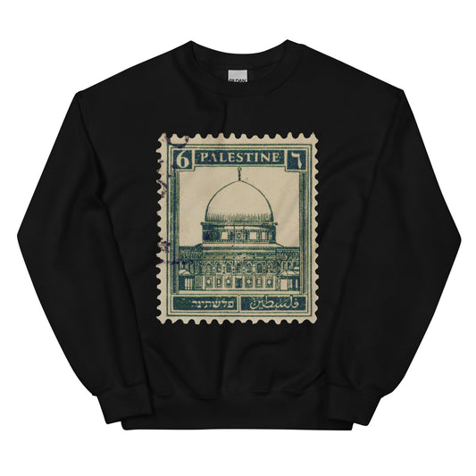 Palestine stamp Sweatshirt pre-shrunk